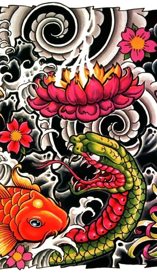 Tattoo Wallpaper - Japanese Tattoo - HD Wallpaper 