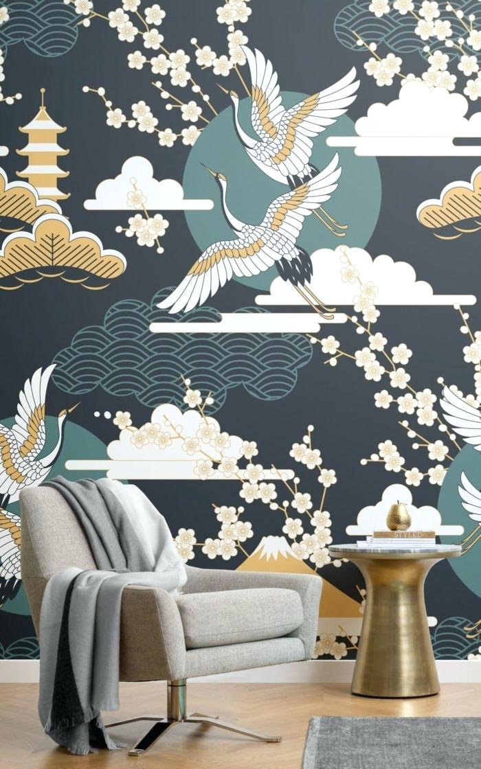 Oriental Bird Wallpaper Uk - HD Wallpaper 