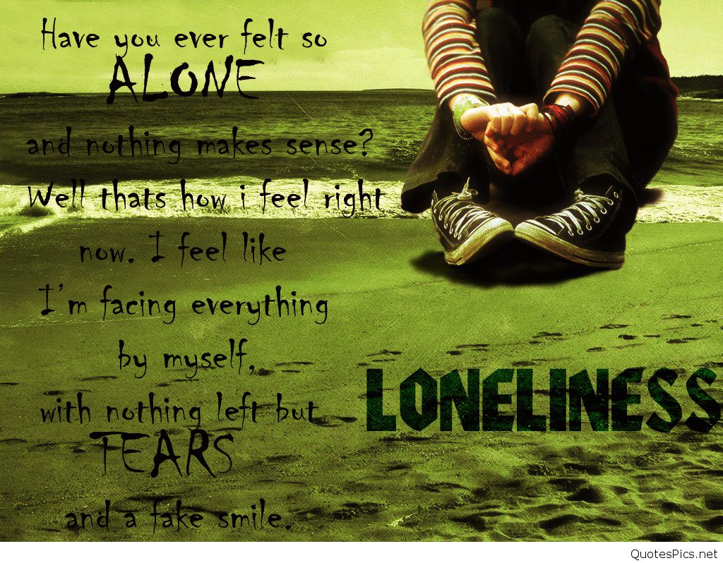 Feeling Alone And Said - HD Wallpaper 