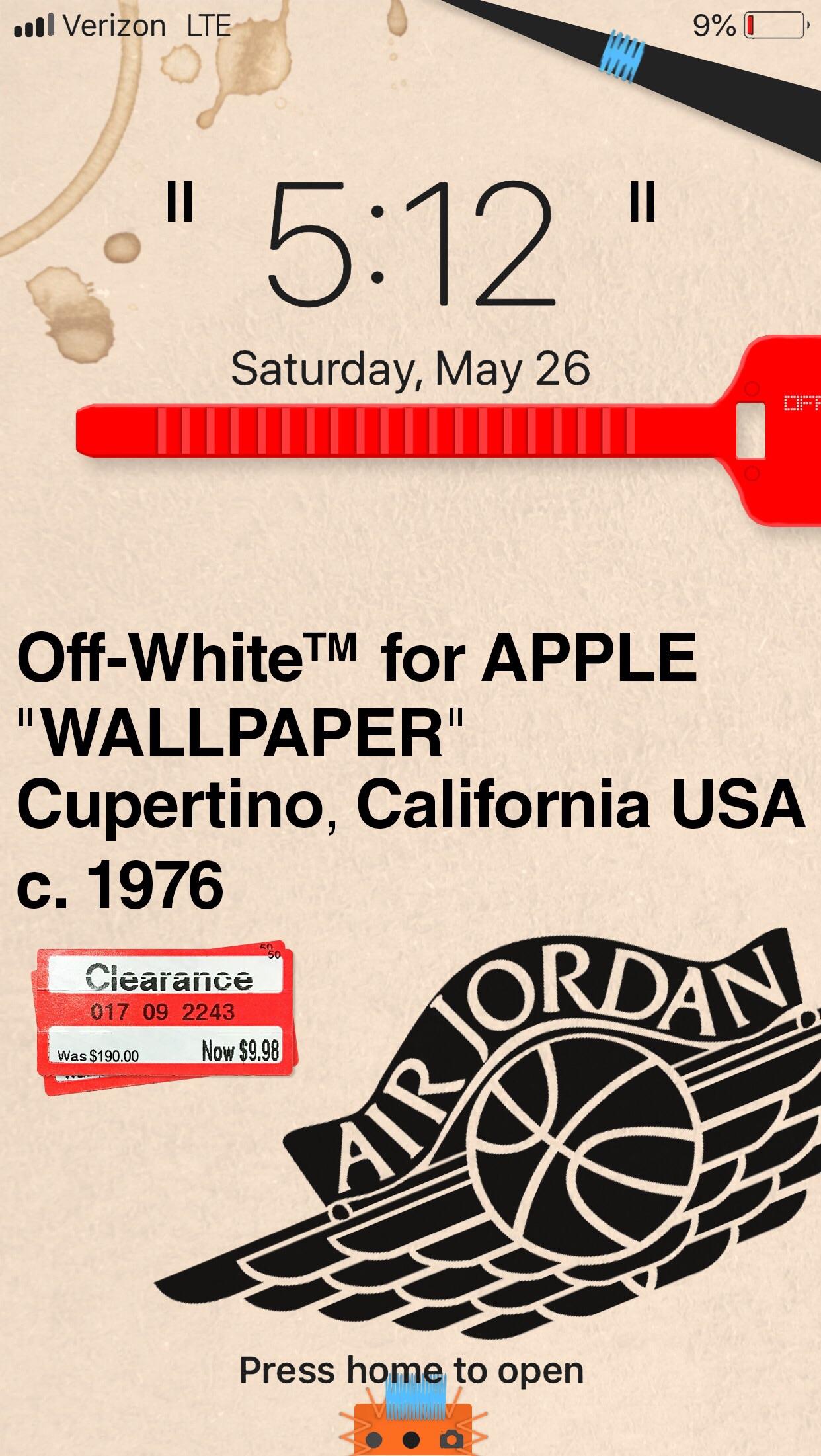 Off White Wallpaper Iphone - HD Wallpaper 