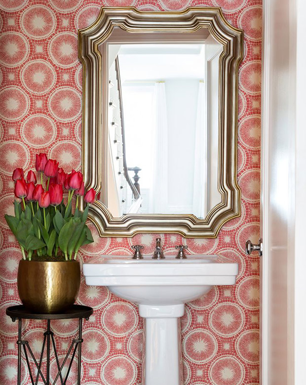 Best Wallpaper For A Powder Room - HD Wallpaper 