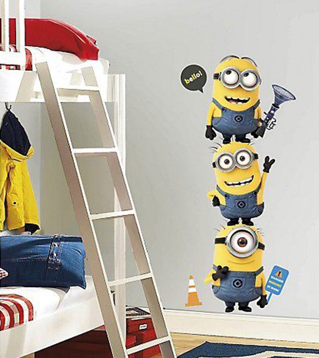 Minions Wallpaper In Rooms - HD Wallpaper 