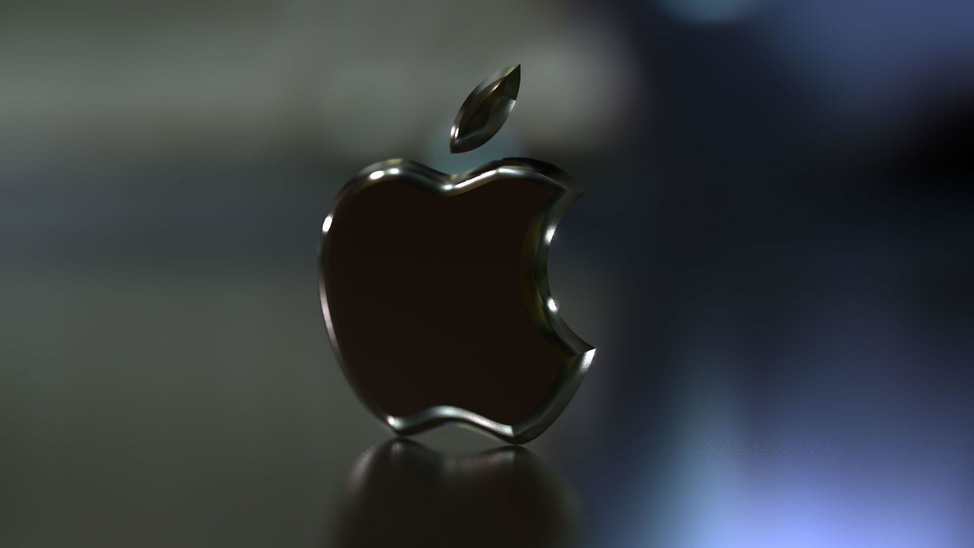 3d Apple Logo Best Hd Wallpaper - HD Wallpaper 