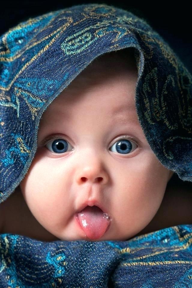 Cute Baby Good Evening - HD Wallpaper 