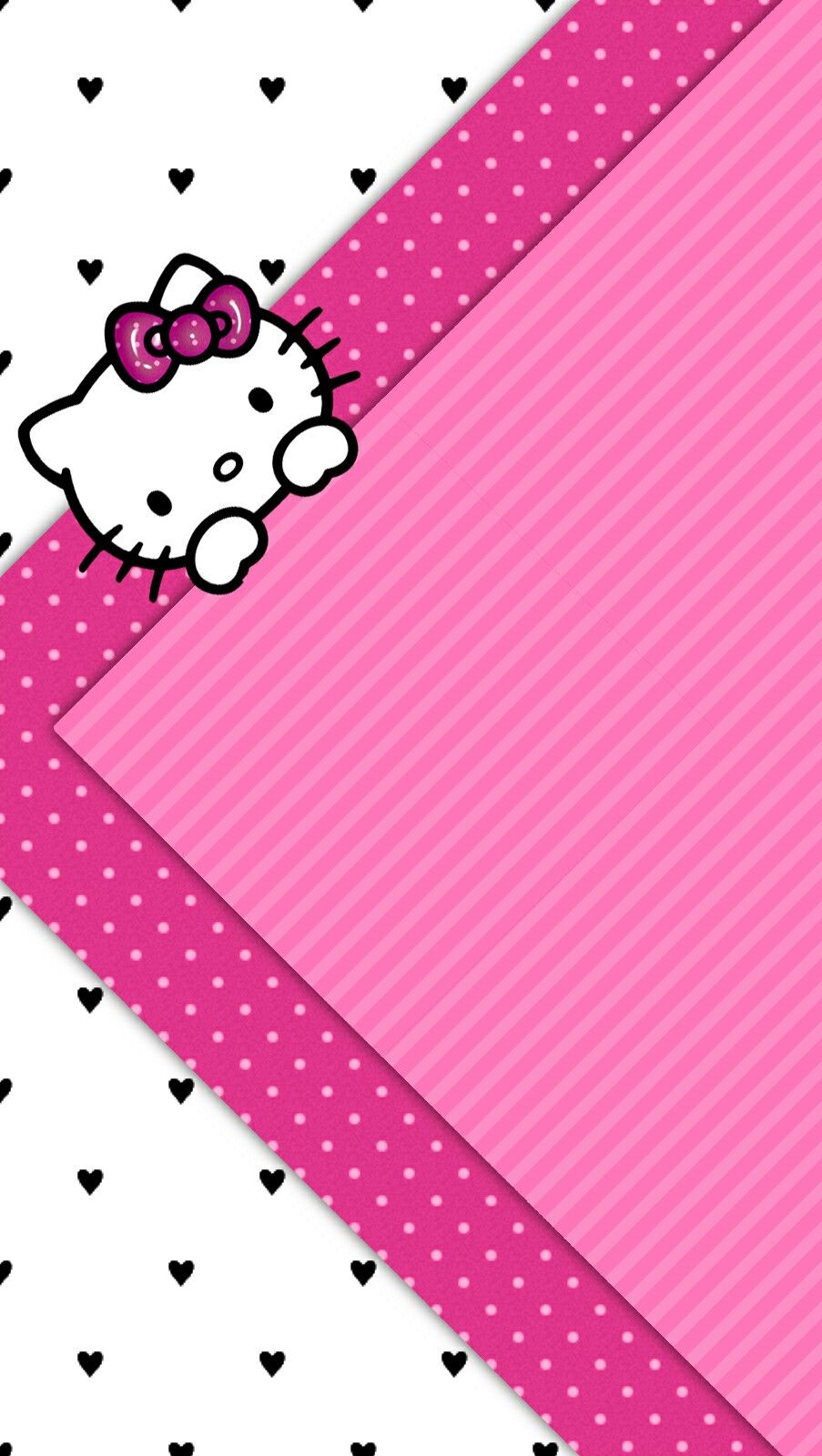 Background Pink Hello Kitty - HD Wallpaper 