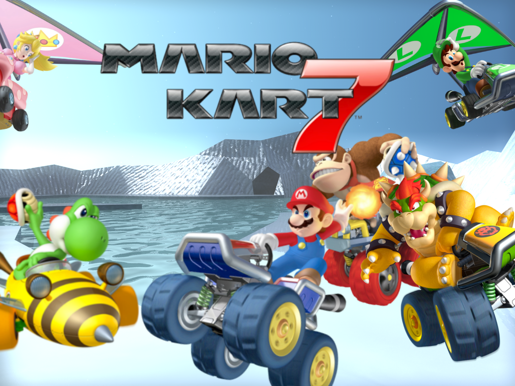 Mario Kart - Mario Kart 7 Hd - HD Wallpaper 
