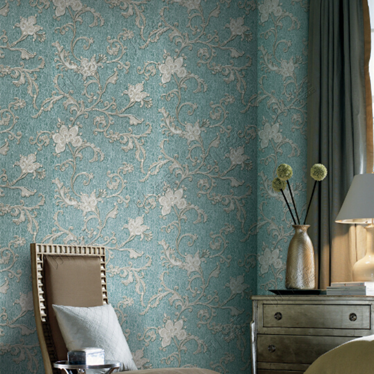 3d Nice Design Damask Wallpaper Pvc Vinyl Backed Wallpaper - Wall - HD Wallpaper 