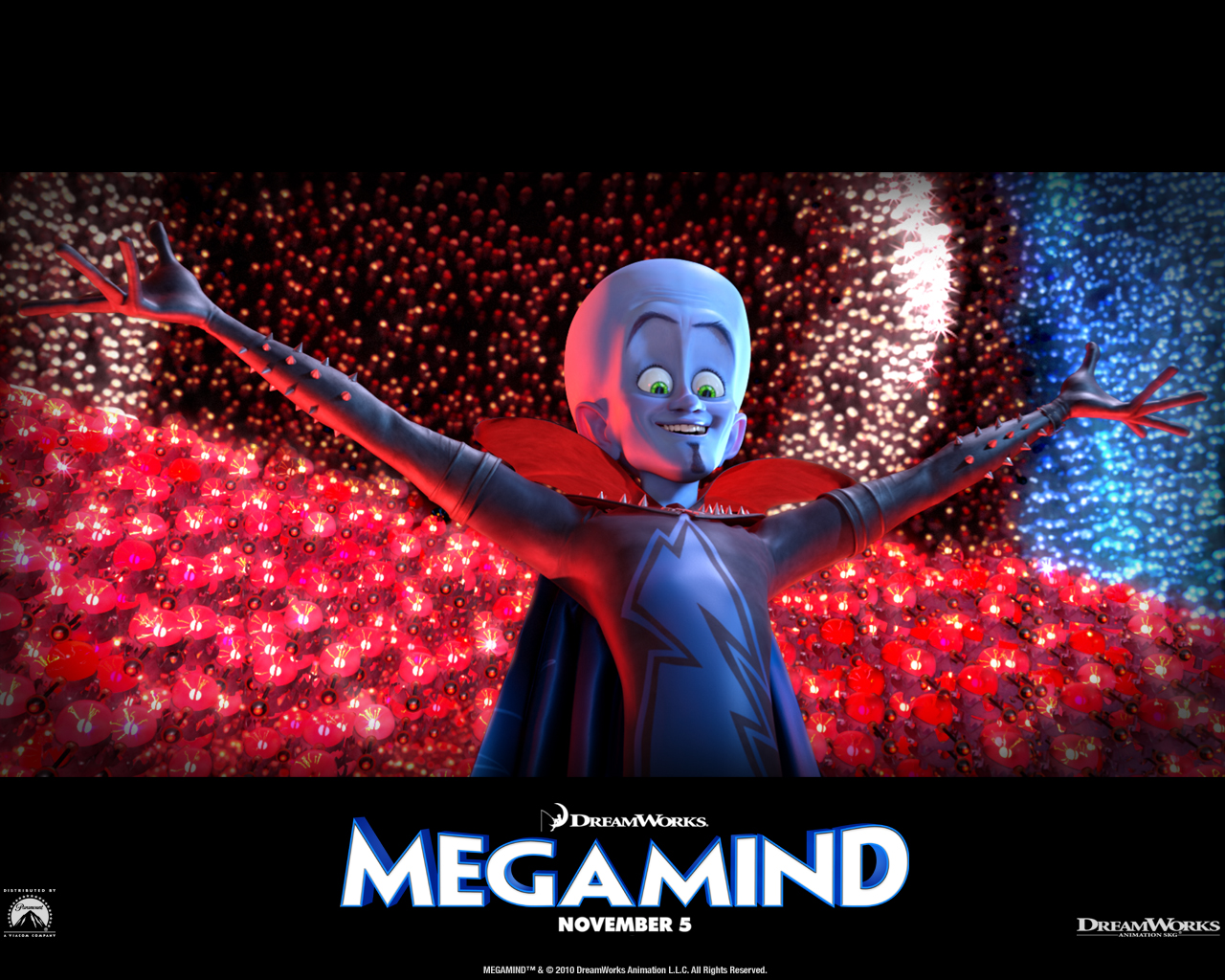 Megamind From The Dreamworks Cg Animated Movie Wallpaper - What's The Difference Between A Villain - HD Wallpaper 