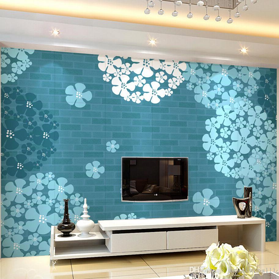 Custom Hd Photo Silk 3d Wallpaper For Walls Within - Beach Wall Paper In Bathroom - HD Wallpaper 