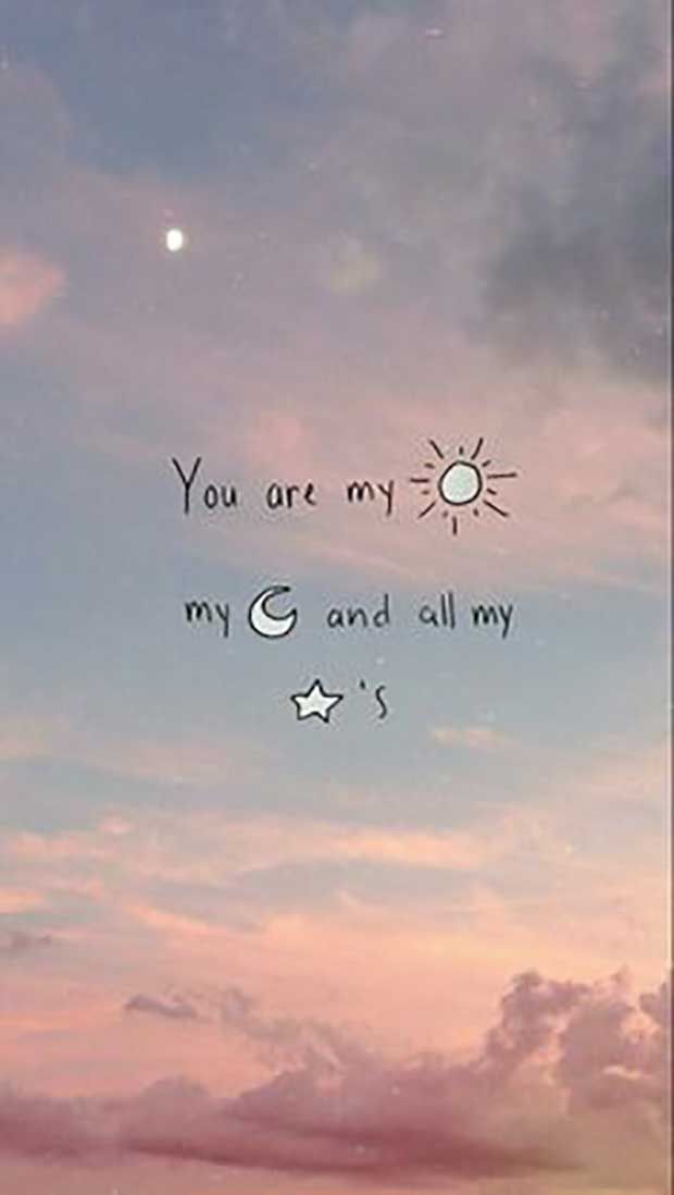 You Are My Sun My Moon And All Stars - HD Wallpaper 