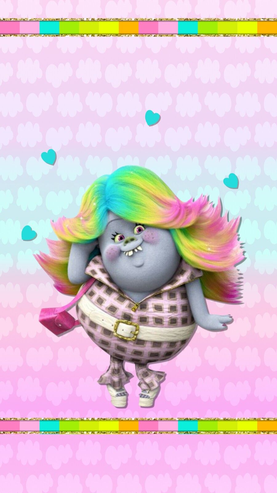 Trolls Lady Glitter Sparkles - HD Wallpaper 