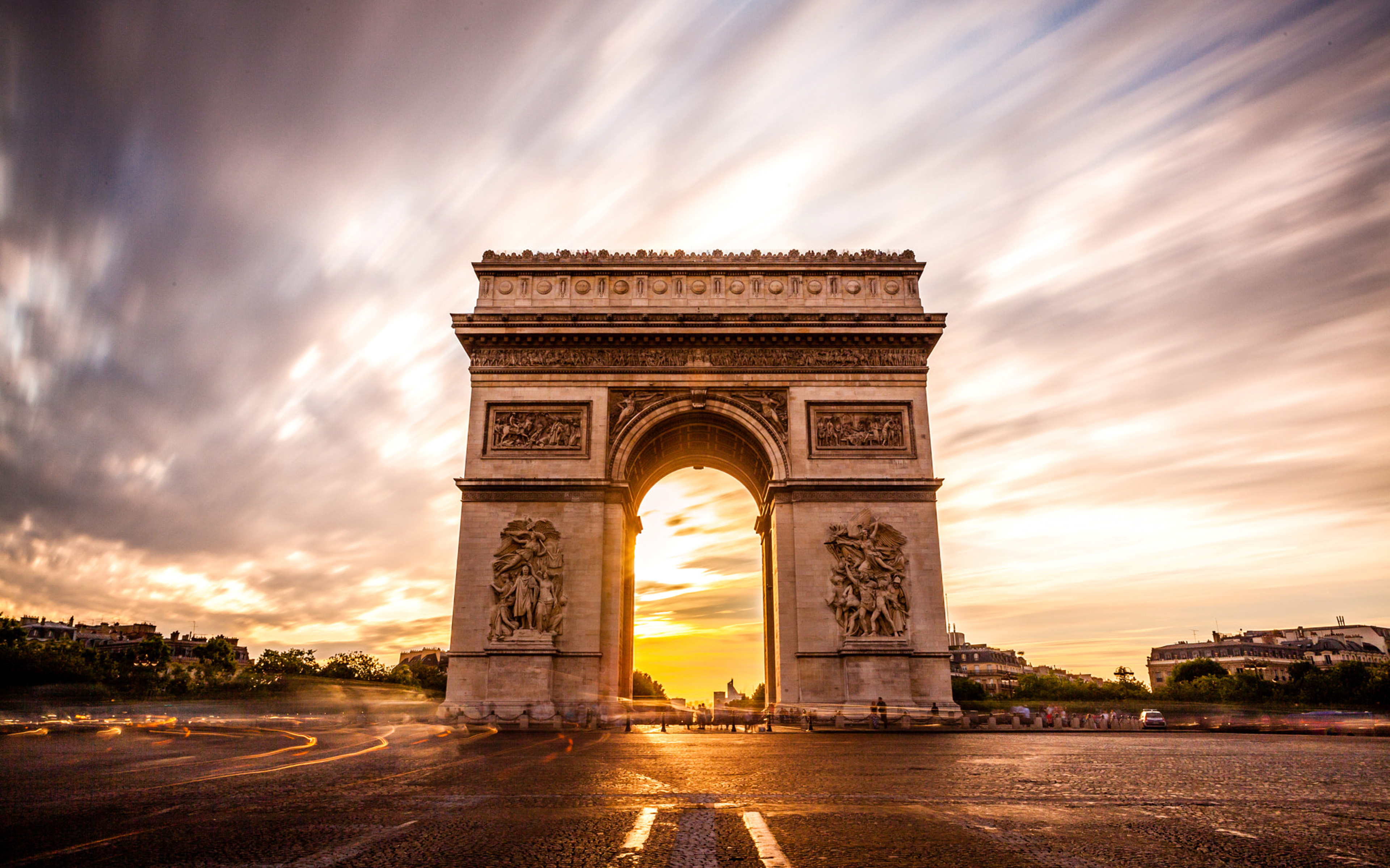Arc De Triomphe - HD Wallpaper 
