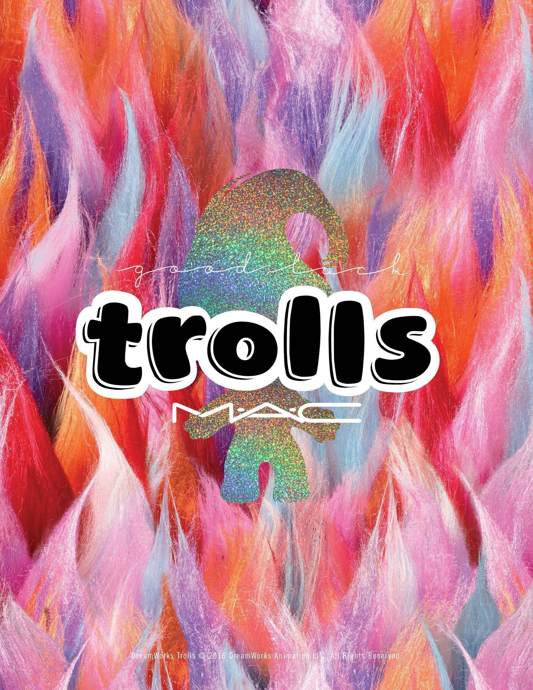 Trolls Wallpapers - Mac Cosmetics Trolls - HD Wallpaper 