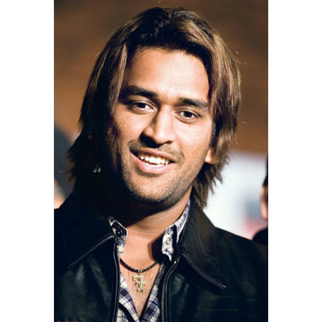 Dhoni With Long Hair - 1080x1080 Wallpaper 