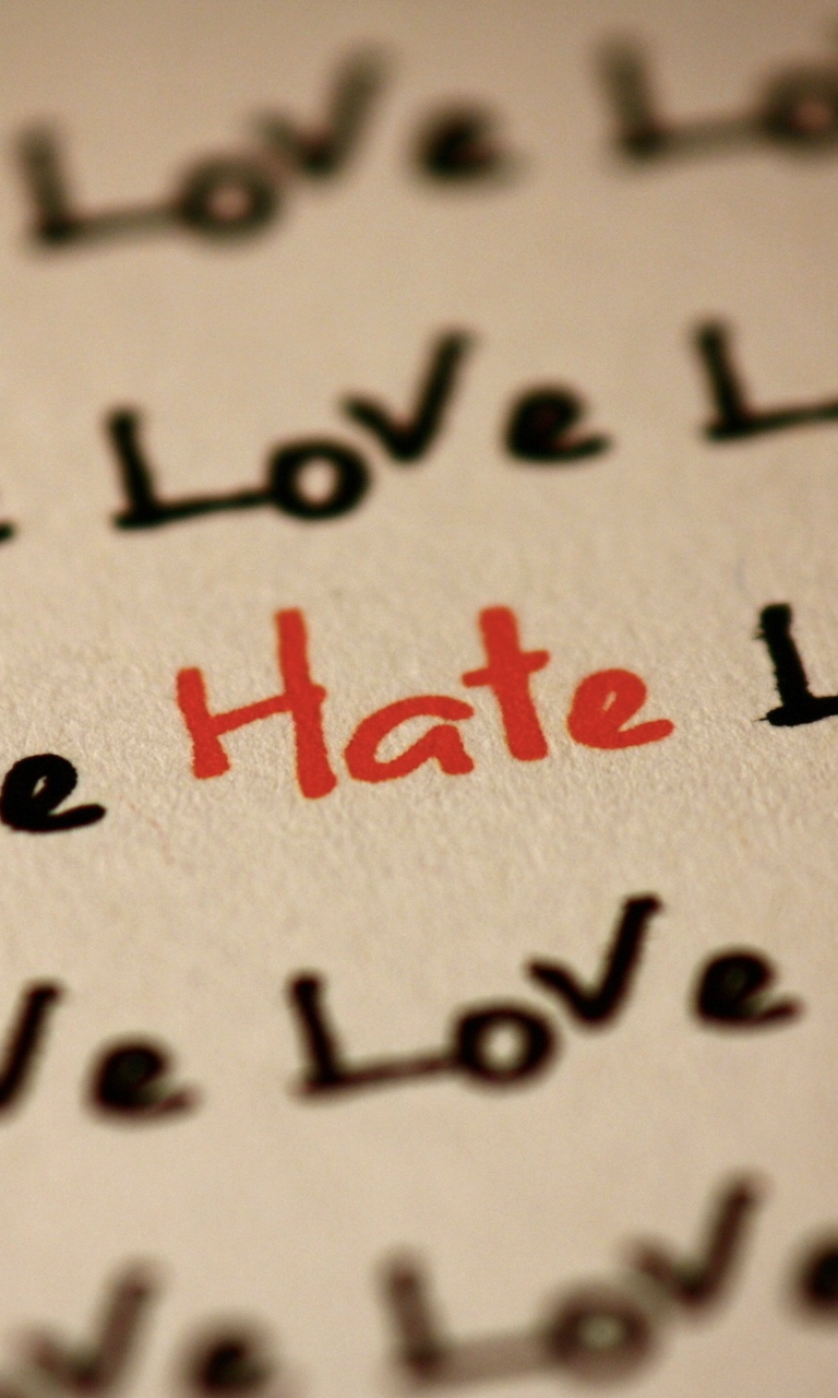 Love And Hate - HD Wallpaper 
