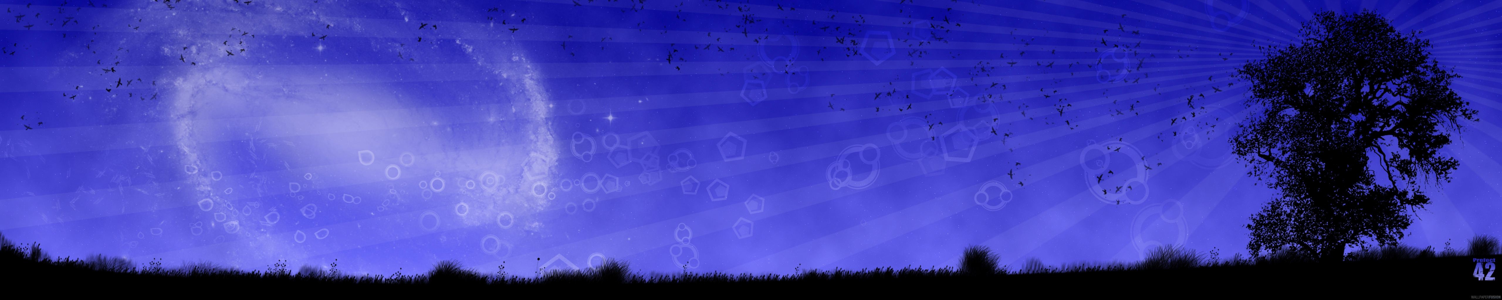 Quad Monitor Background - HD Wallpaper 