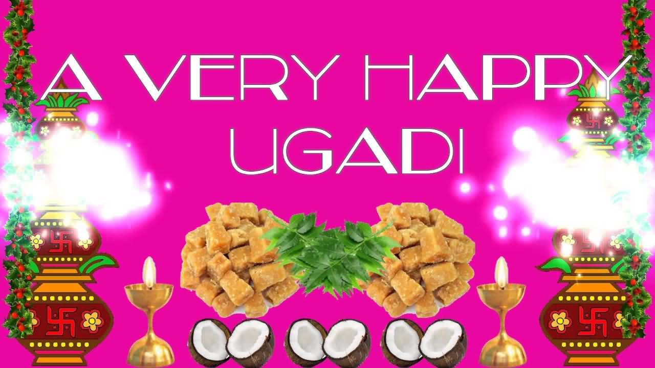 A Very Happy Ugadi Greeting Card - Happy Ugadi Images 2019 - HD Wallpaper 
