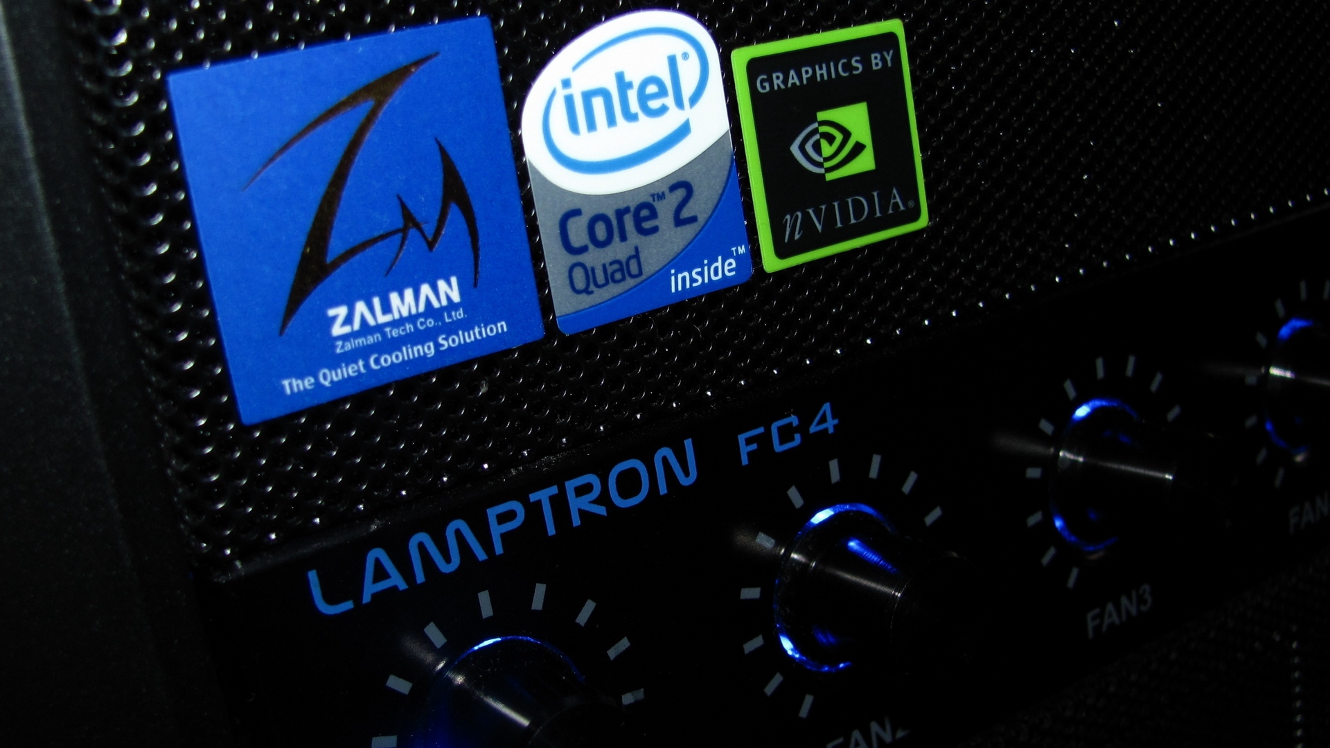 Wallpaper Zalman, Core 2 Quad, Computer, System Unit, - Intel Msi Nvidia - HD Wallpaper 