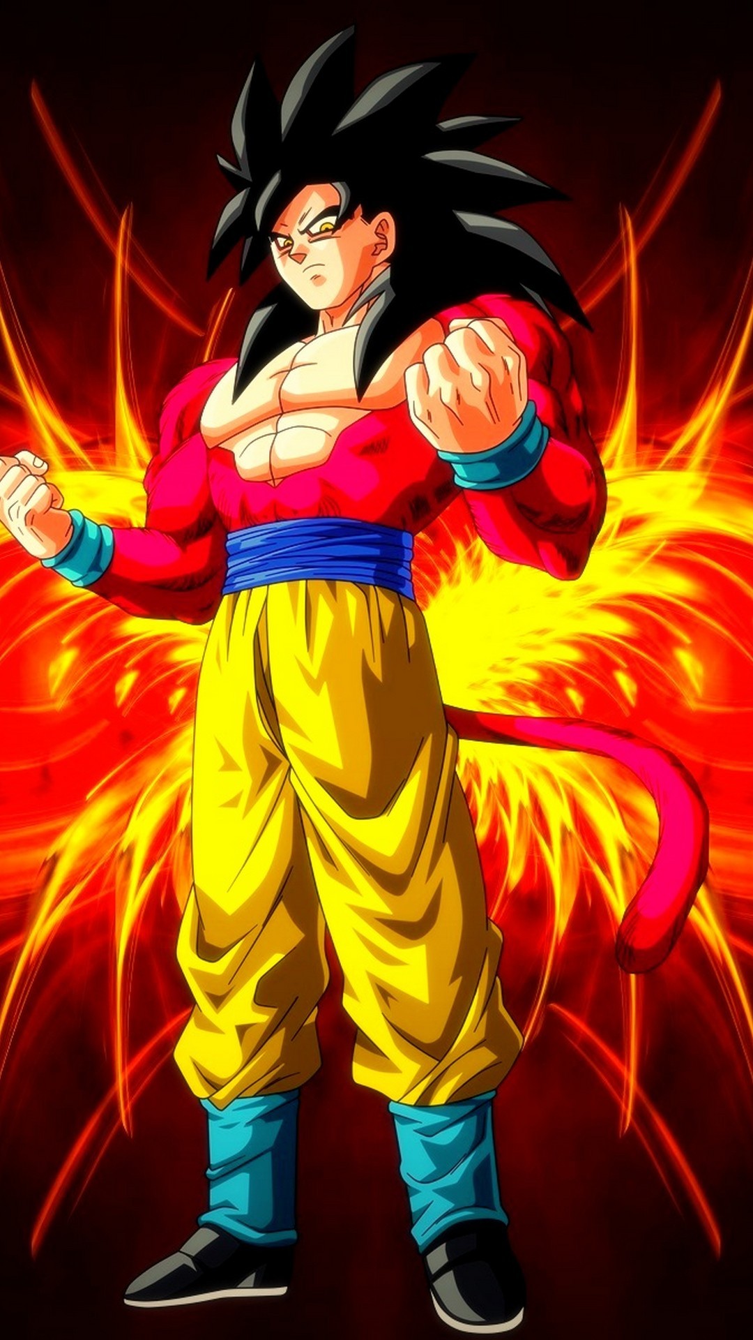 Iphone 8 Wallpaper Goku Ssj4 With Image Resolution - Goku Super Saiyan 4 Wallpaper Hd - HD Wallpaper 