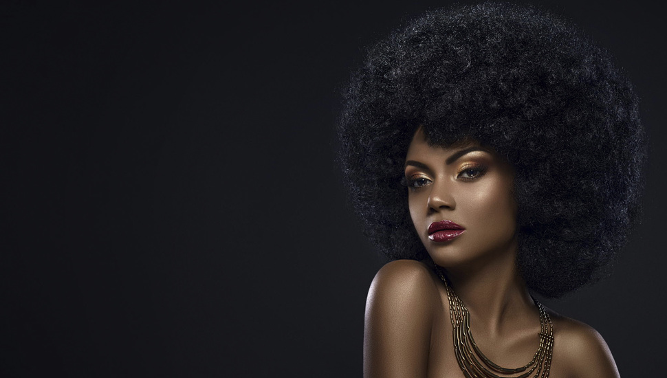Black Beauty, Hairstyle, Black Girl, Style, Bronze, - Black Girl On Black Background - HD Wallpaper 