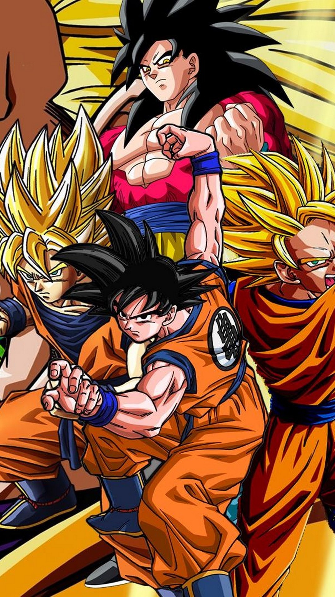 Android Wallpaper Goku Ssj4 With Hd Resolution - Cool Dragon Ball Z Backgrounds - HD Wallpaper 