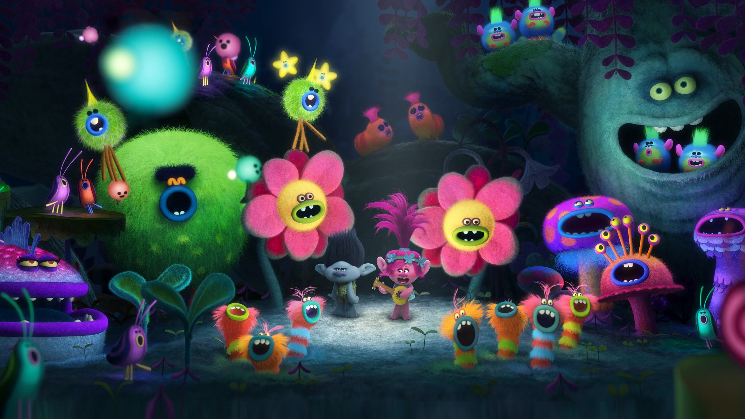 Trolls Movie Tree - HD Wallpaper 