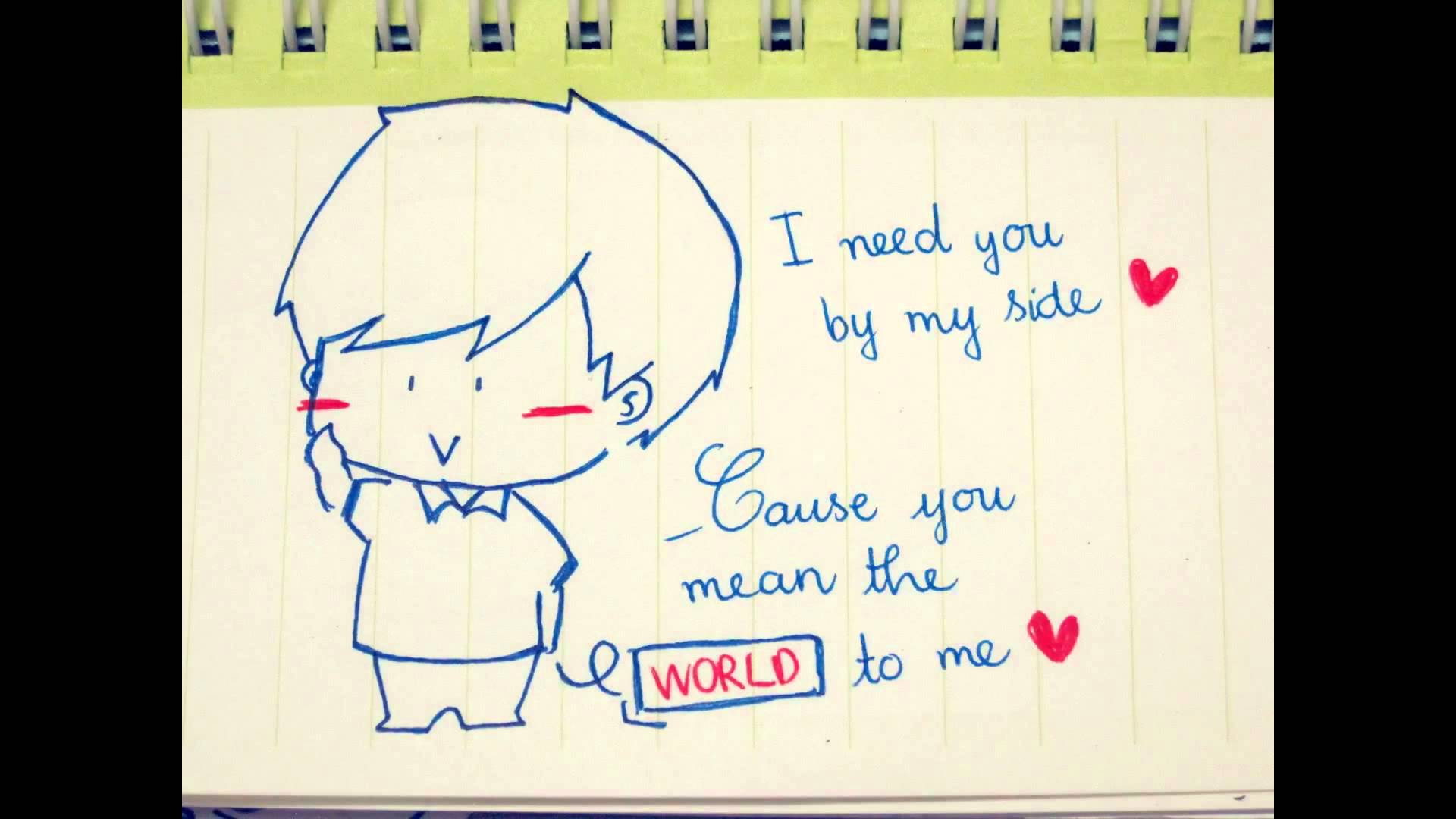 Sunbidao] I Love You - Handwriting - HD Wallpaper 
