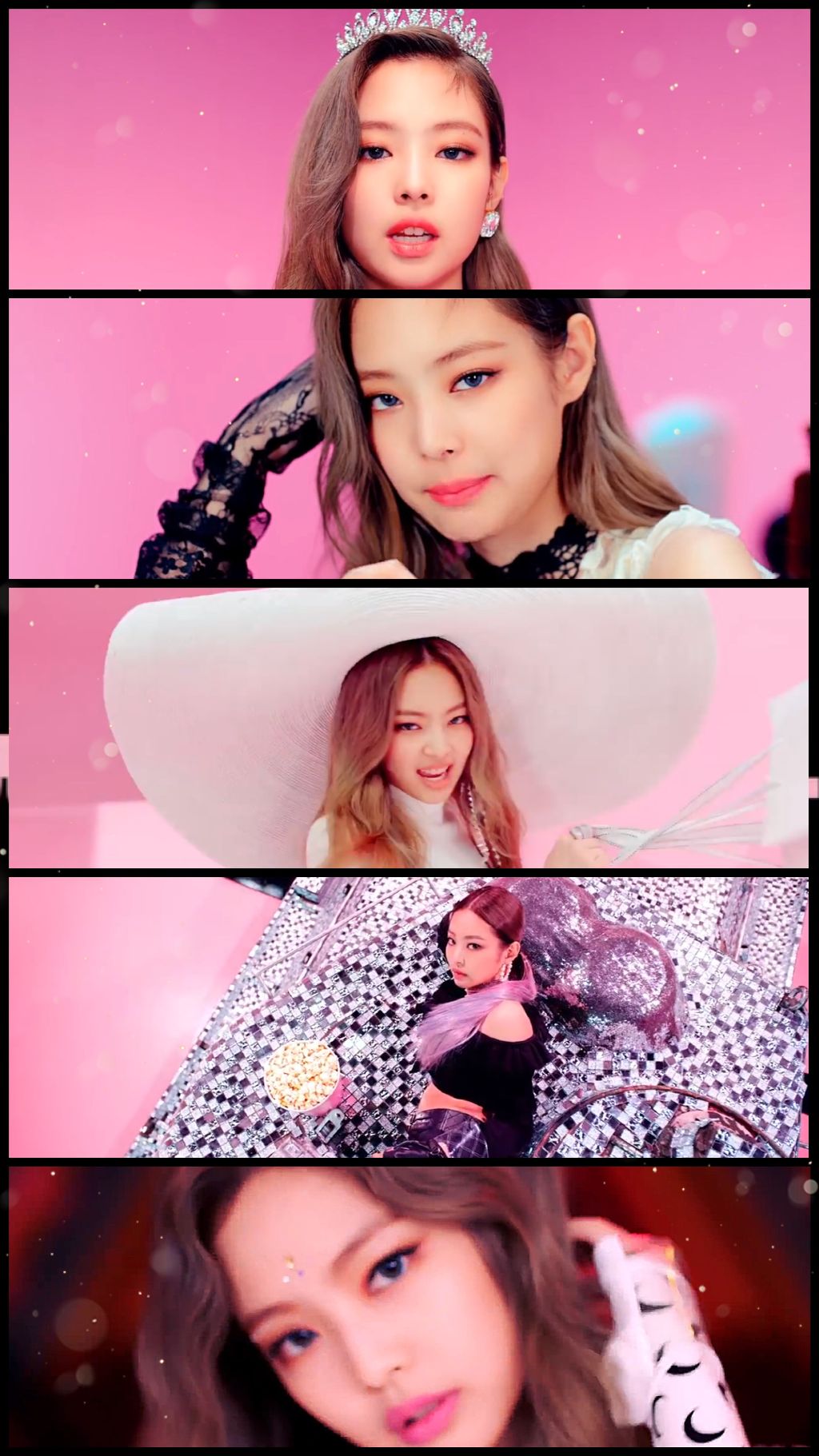 Blackpink Jennie Collage From ‘ddu Du Ddu Du’ Mv - Collage - HD Wallpaper 