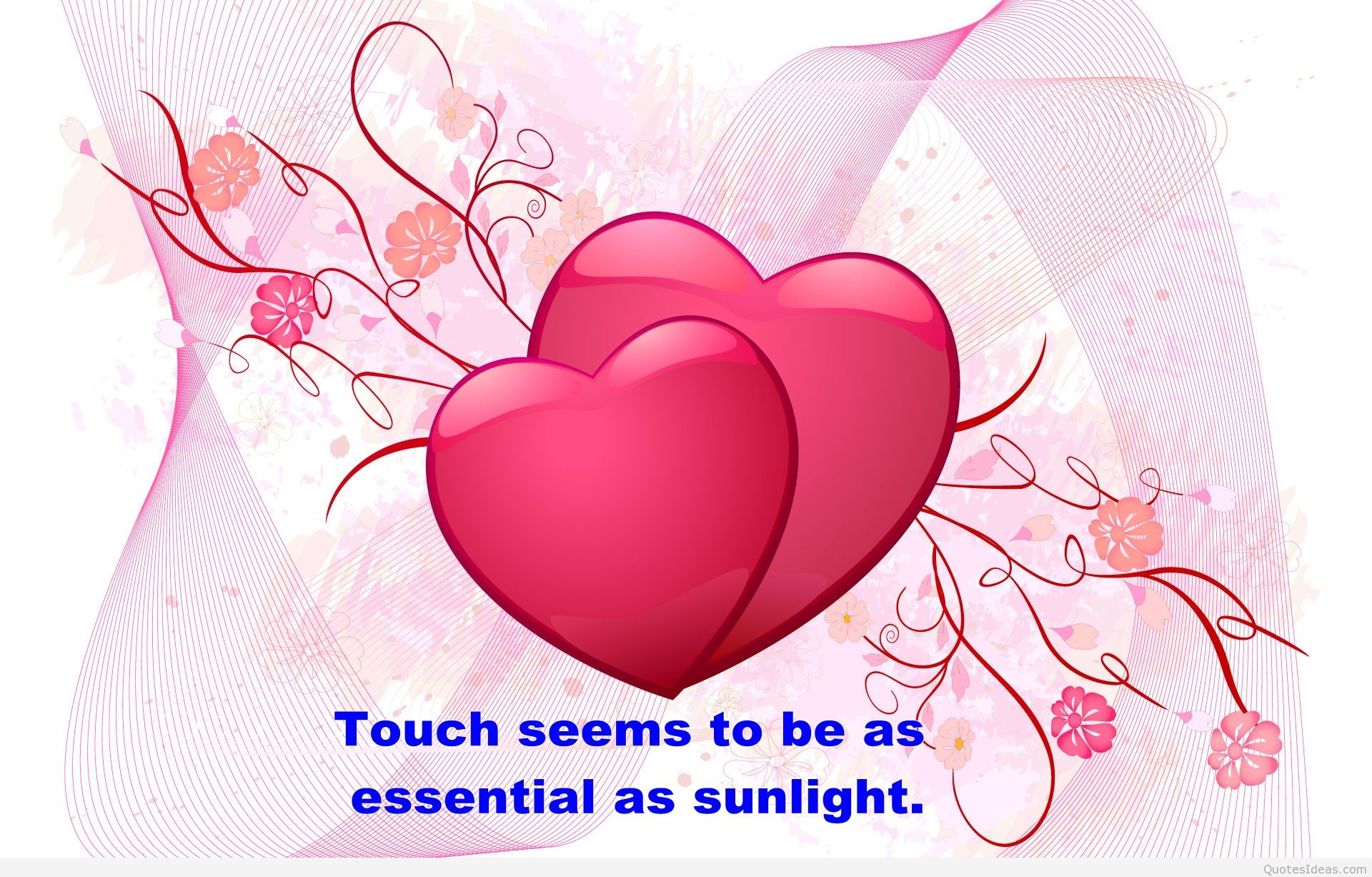 Cute Nice Love Quote - Love Hearts - HD Wallpaper 