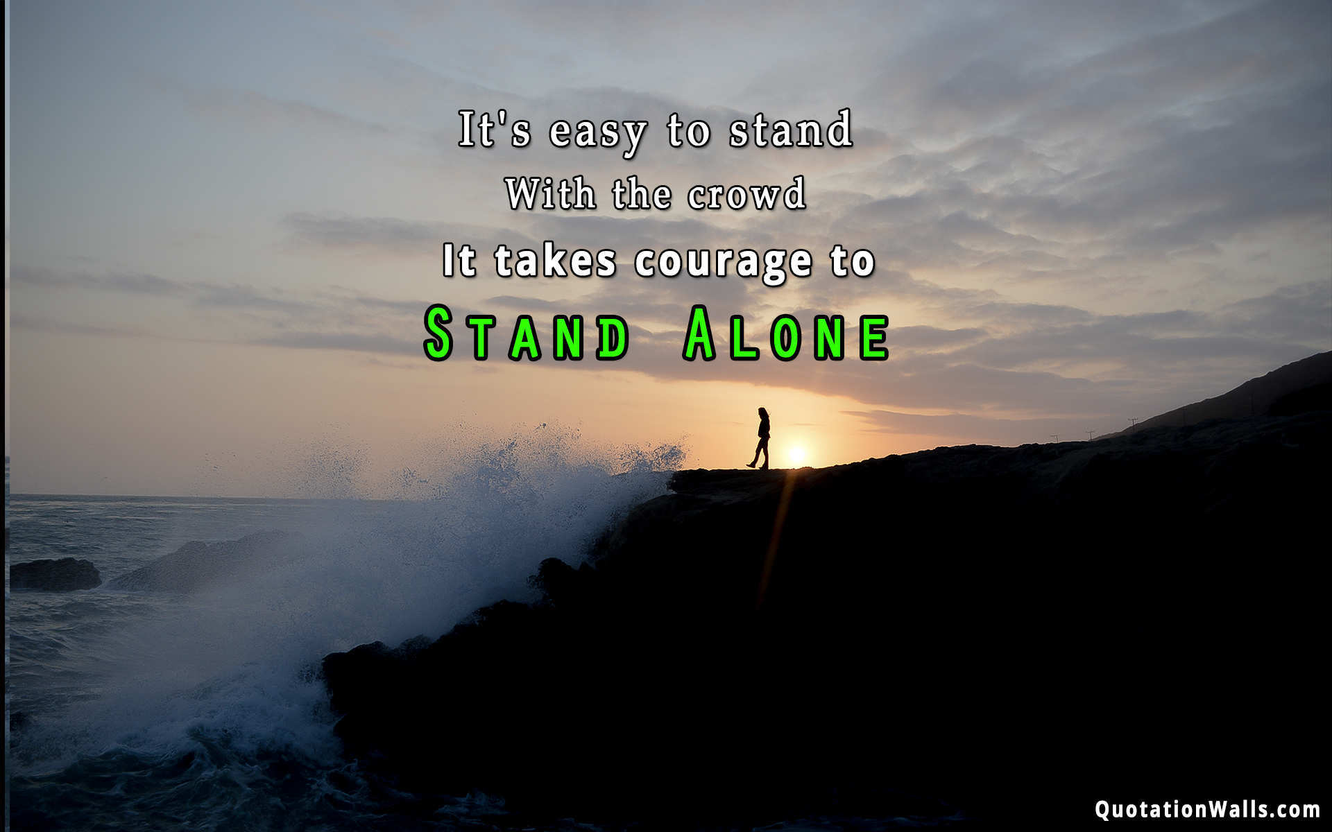 Courage Motivational - HD Wallpaper 