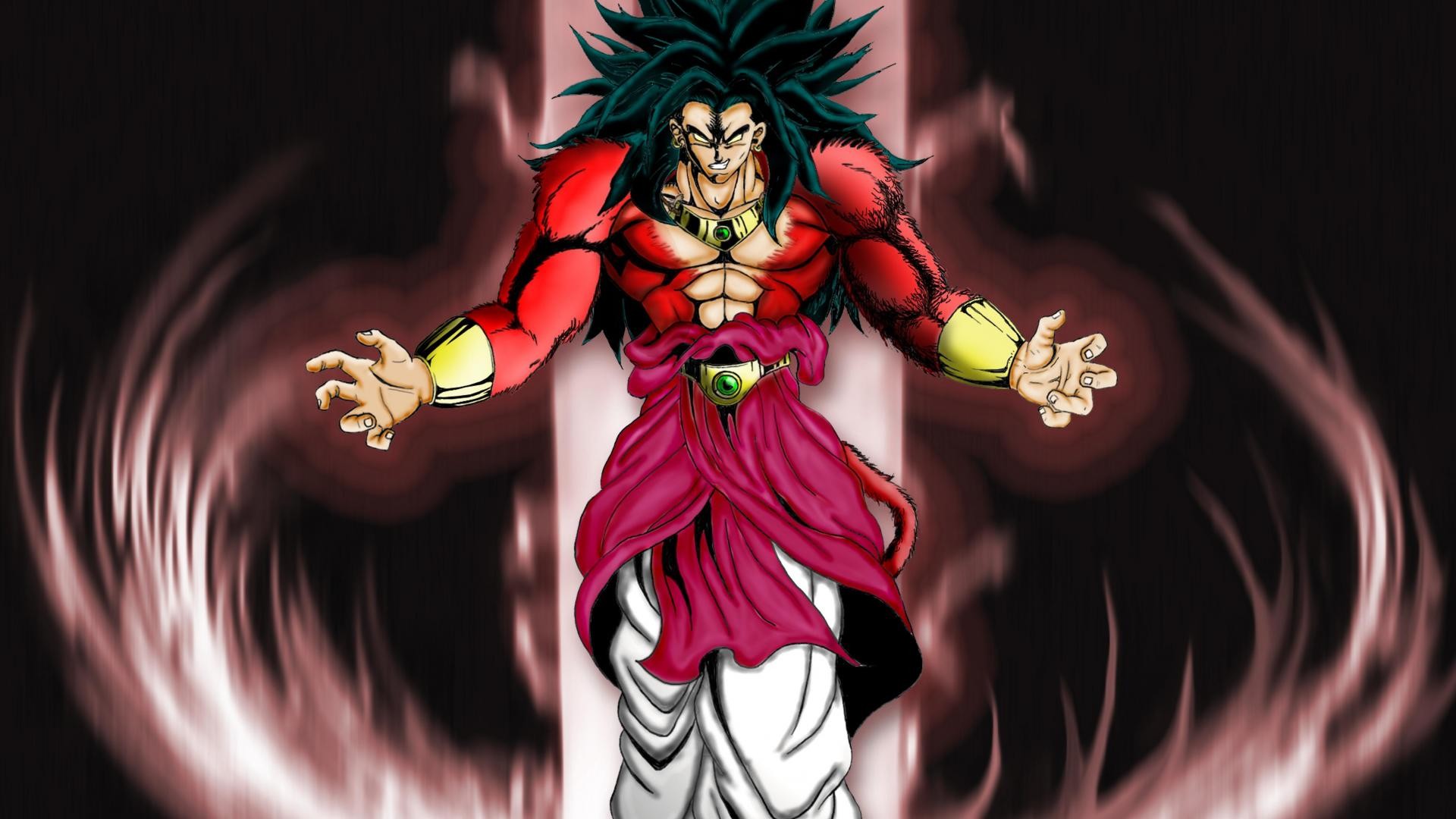 The Legendary Broly Ssj4 Wallpaper - Goku Ssj4 Wallpaper Full Hd - HD Wallpaper 