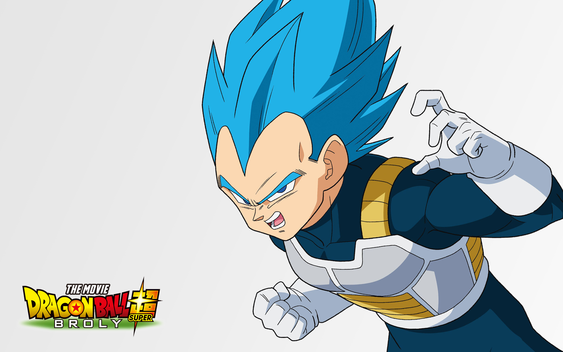 Vegeta Blue Dragon Ball Super Broly - HD Wallpaper 