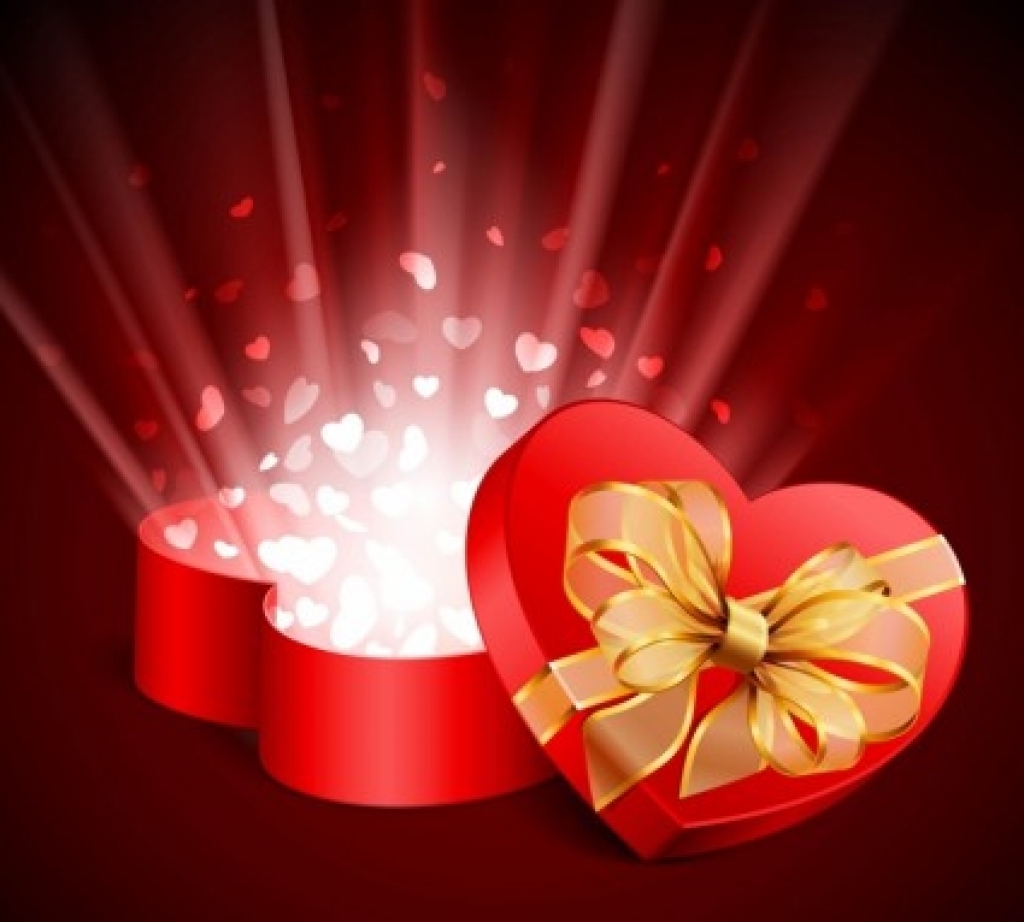 Love Wallpaper Free Download 3d Intended For Your Home - Днем Святого Валентина Милая - HD Wallpaper 