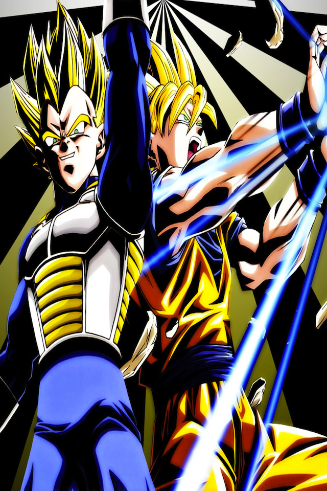 Goku Y Vegeta Wallpaper Iphone - HD Wallpaper 