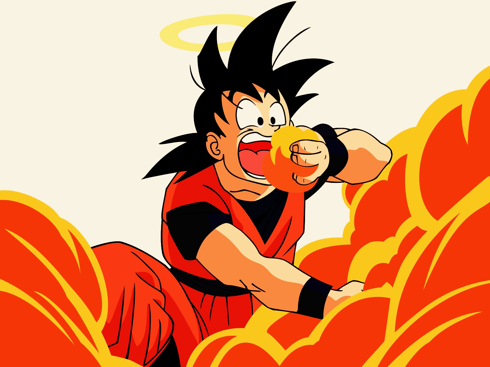 Goku Dragon Ball Z Background Download Free - Dragonball Z - HD Wallpaper 