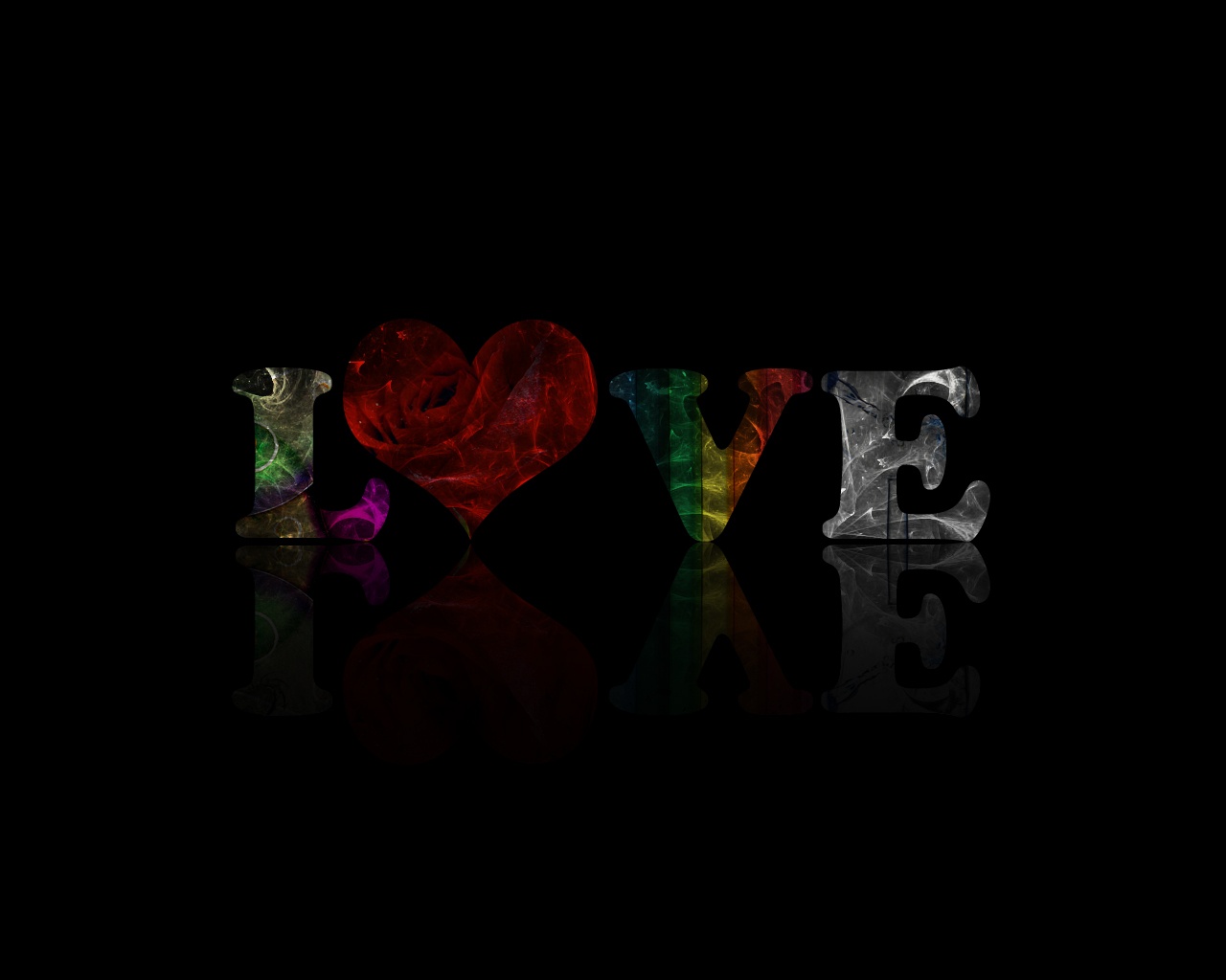 Sometimes Love Is Beautiful - Beautiful Love Black Background - HD Wallpaper 