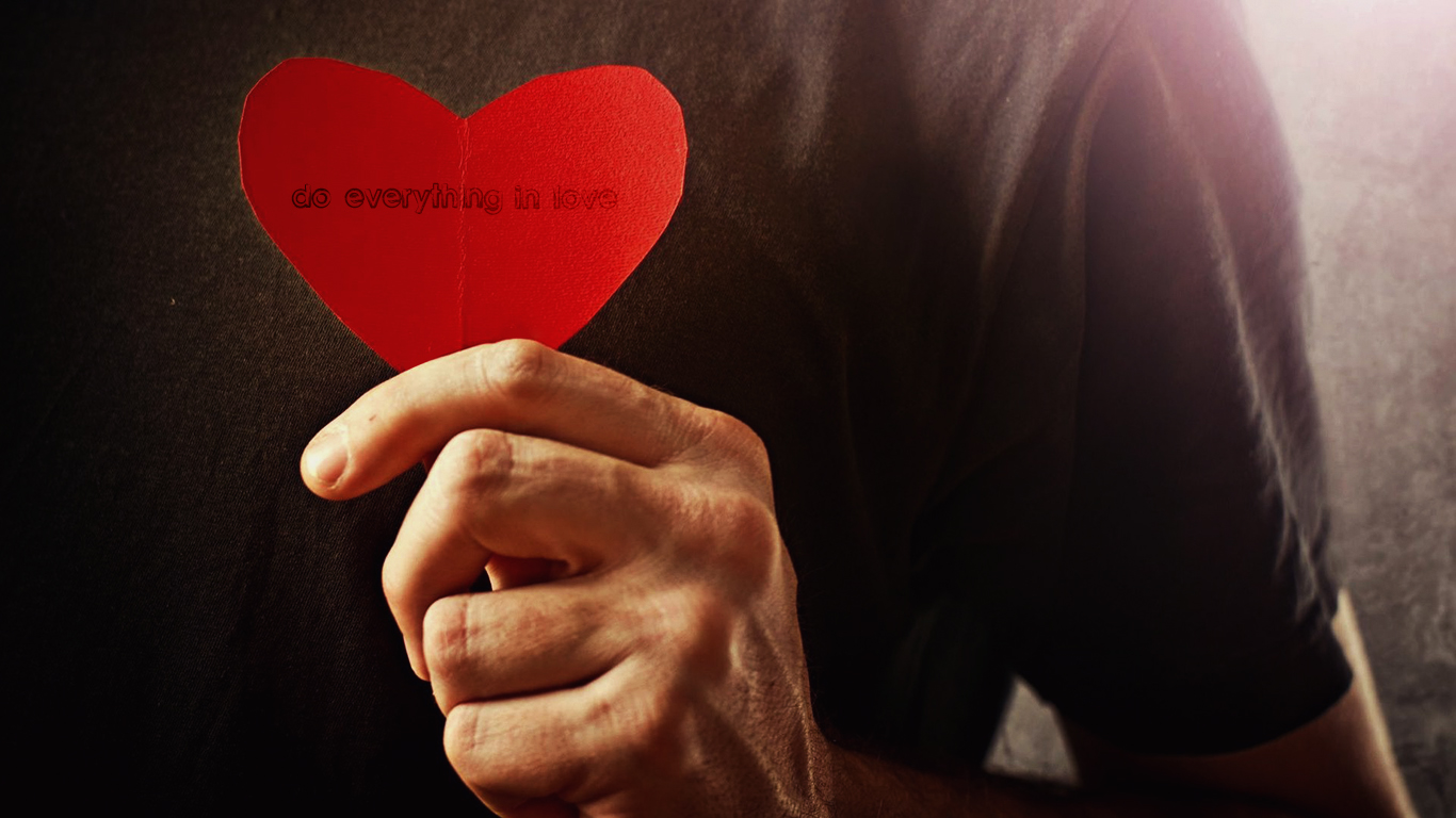 Do Everything In Love Christian Wallpaper Hd - اثر الذنوب على القلب - HD Wallpaper 