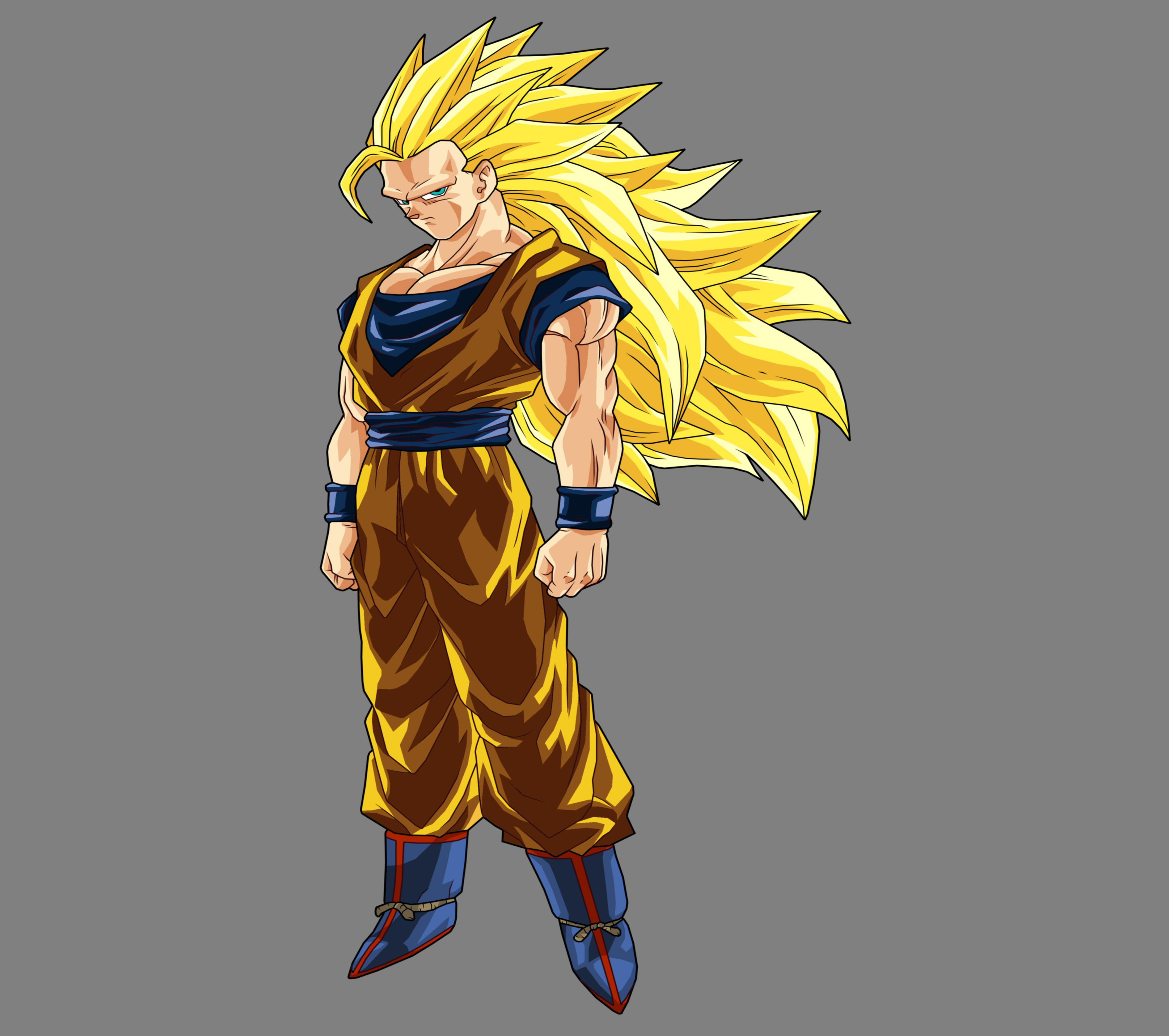 Goku Hair Super Saiyan 3 - HD Wallpaper 