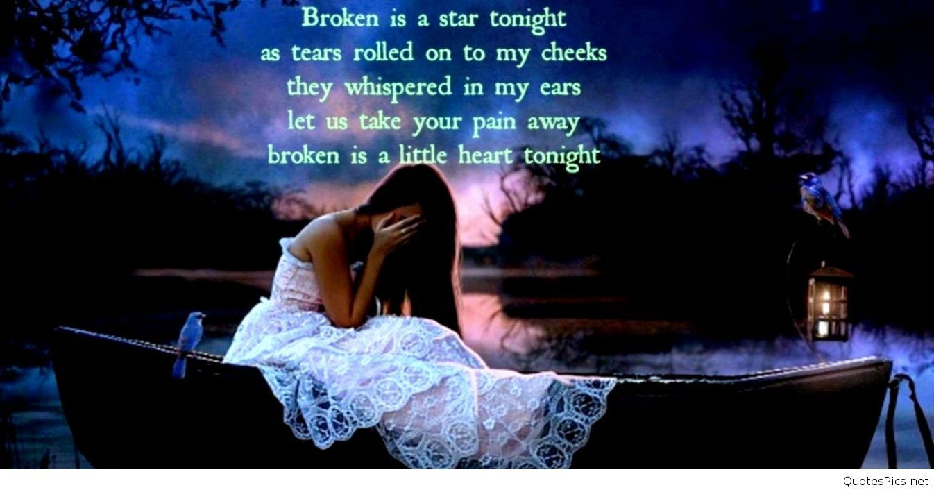 Loneliness Sadness Sad Quotes - HD Wallpaper 