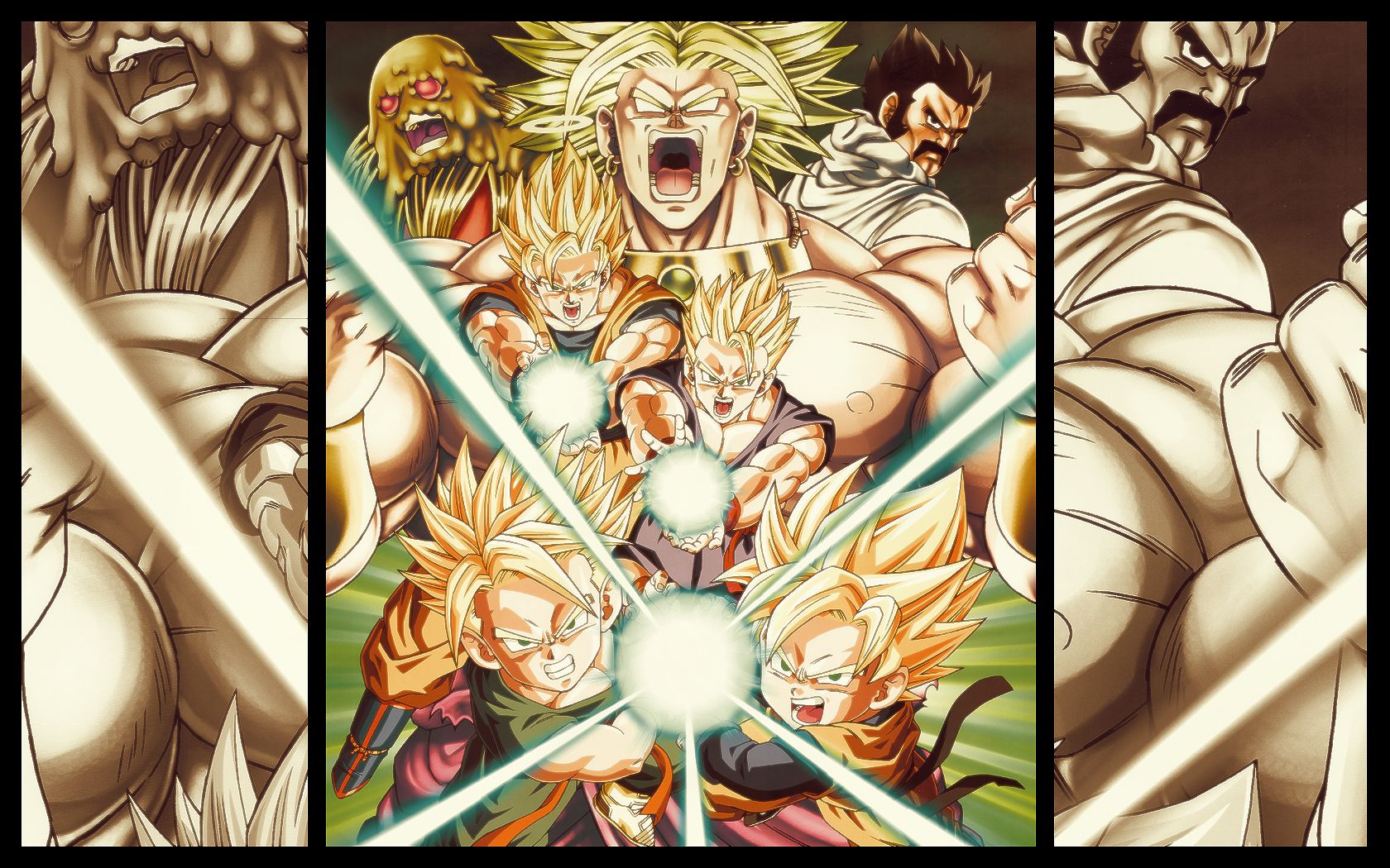 Gohan And Goku Evolution - HD Wallpaper 