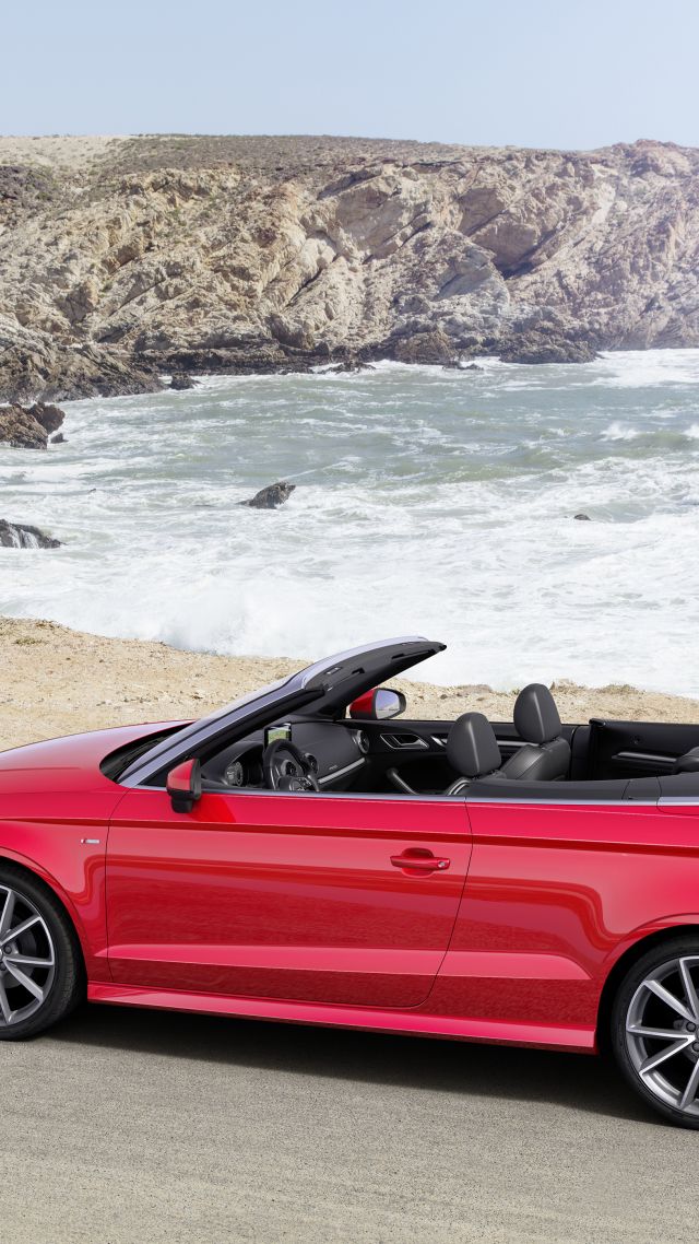 Audi A3 Cabriolet Red Audi A3 Convertible Red 640x1138 Wallpaper Teahub Io