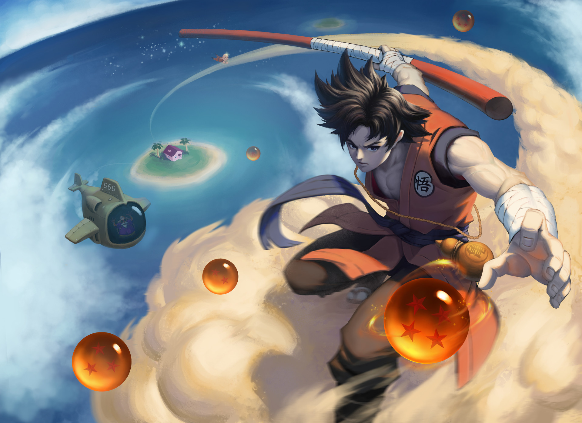 Anime Wallpaper 4k Dragon Ball - 1920x1397 Wallpaper - teahub.io