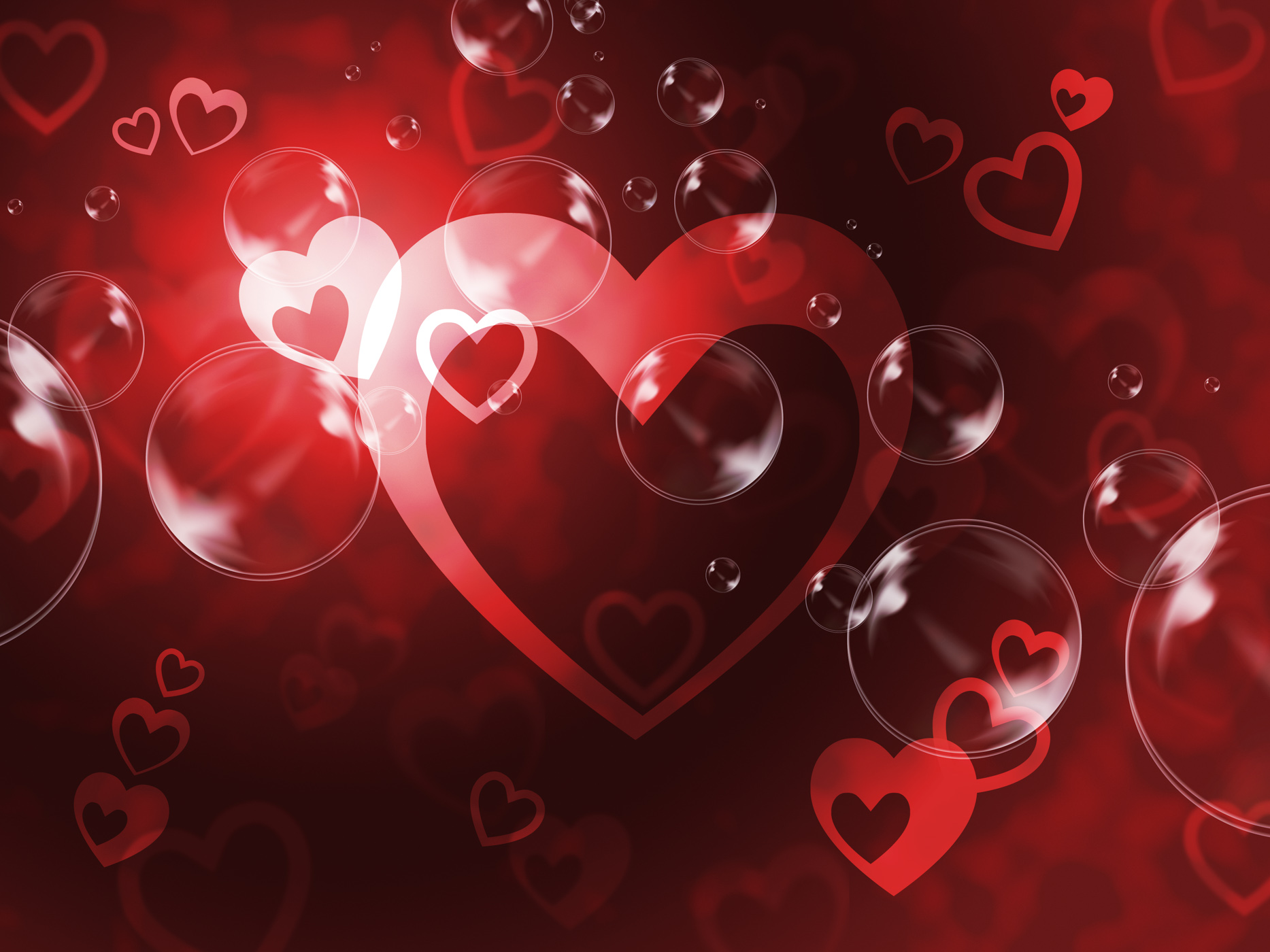 Hearts Background Means Passionate Wallpaper Or Loving - Loving Background - HD Wallpaper 