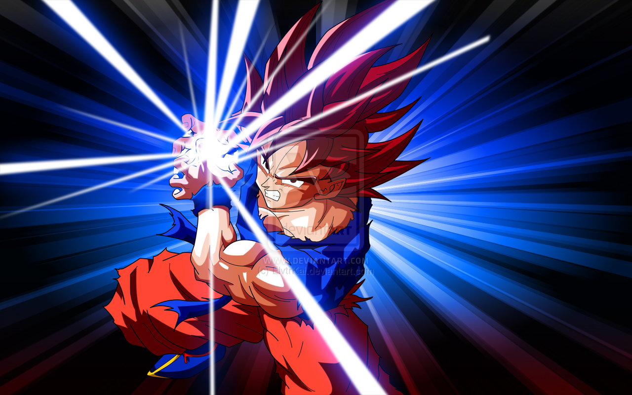 super saiyan goku kamehameha wallpaper