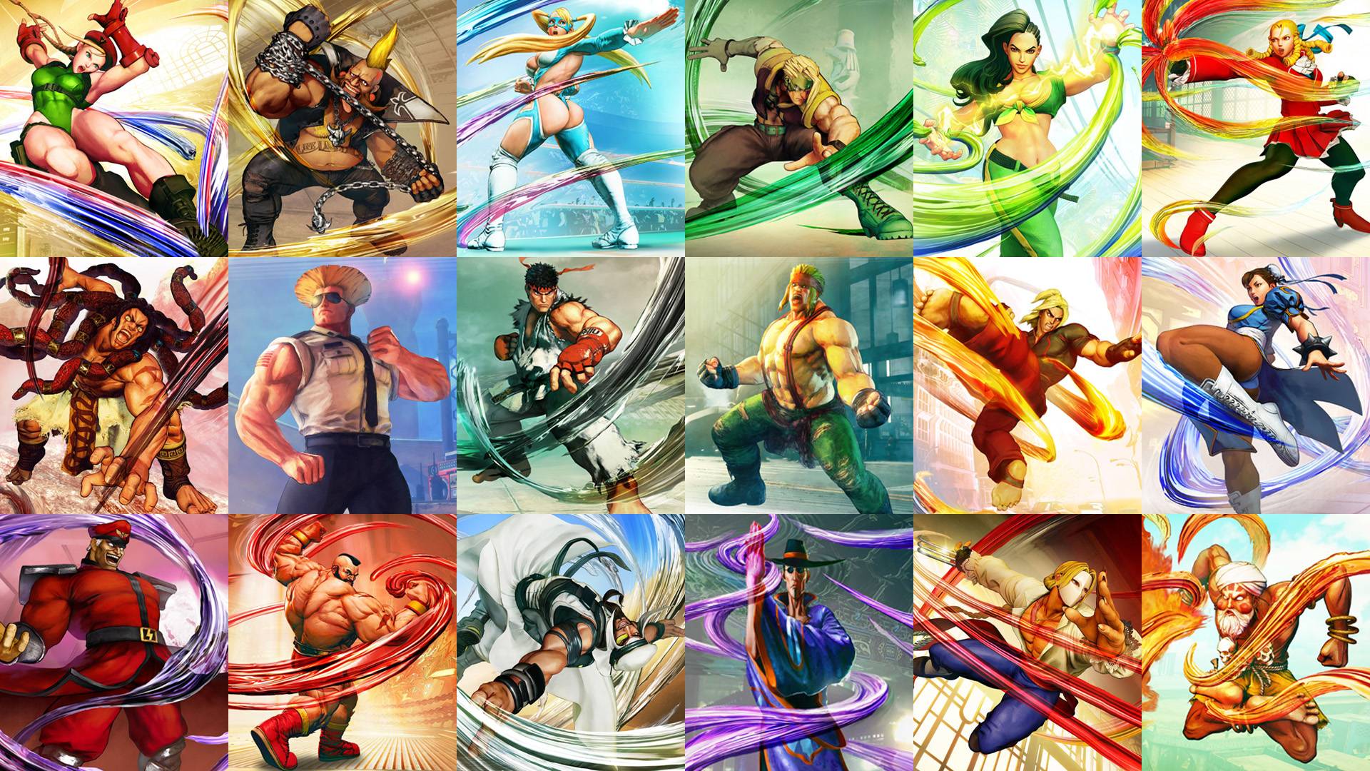 All Sfv Characters - HD Wallpaper 
