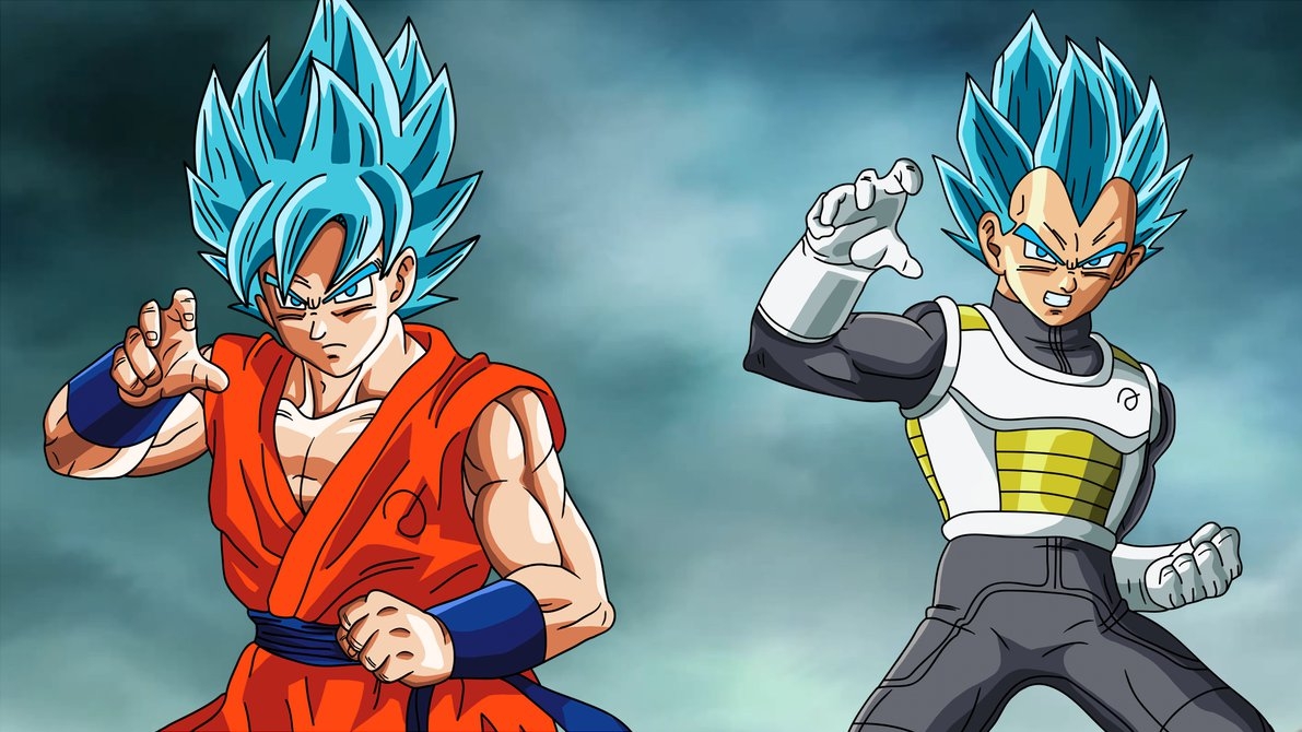 Dragon Ball Z Images Of Goku And Vegeta - God Mode Super Saiyan Blue -  1191x670 Wallpaper 