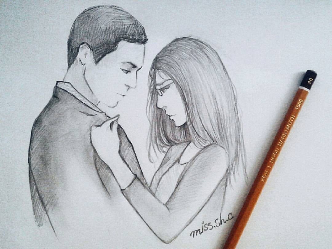 Pencil Painting Love Girl Boy Tbbt Drawings Shamy Is Boy And Girl Love Images Drawing 1080x810 Wallpaper Teahub Io