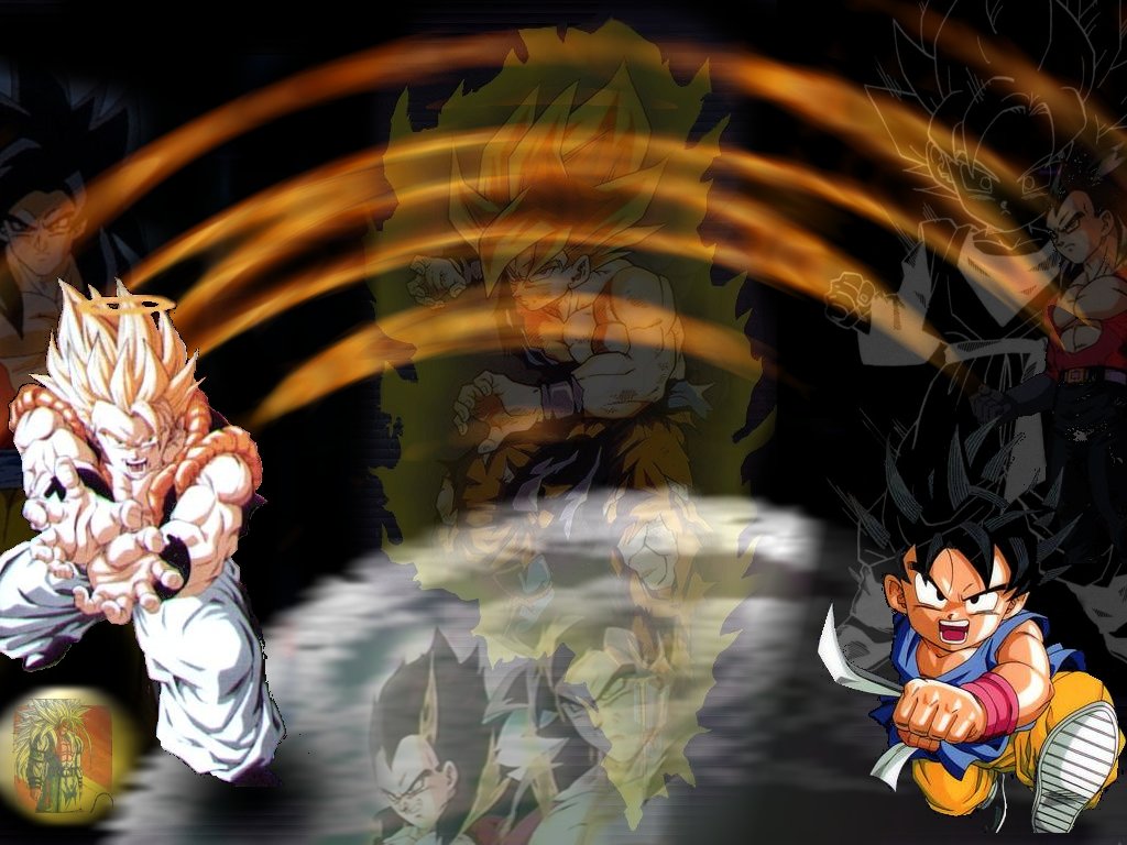 Goku And Vegeta - Dragon Ball Z Gogeta - HD Wallpaper 