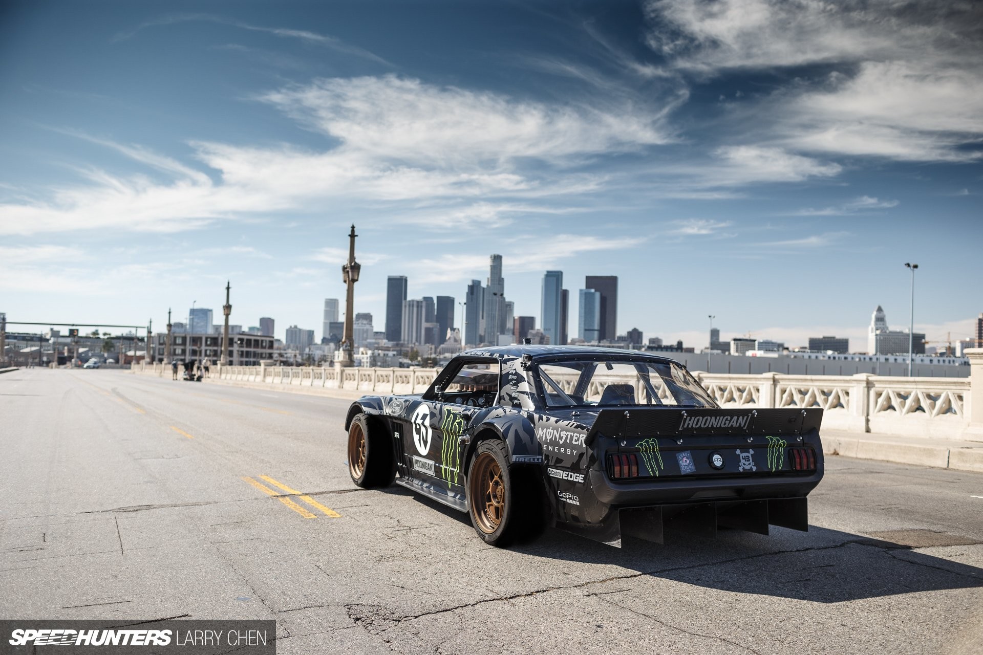 1965 Ford Mustang Hoonigan Asd Gymkhana Seven Drift - Hoonigan Wallpaper Hd - HD Wallpaper 