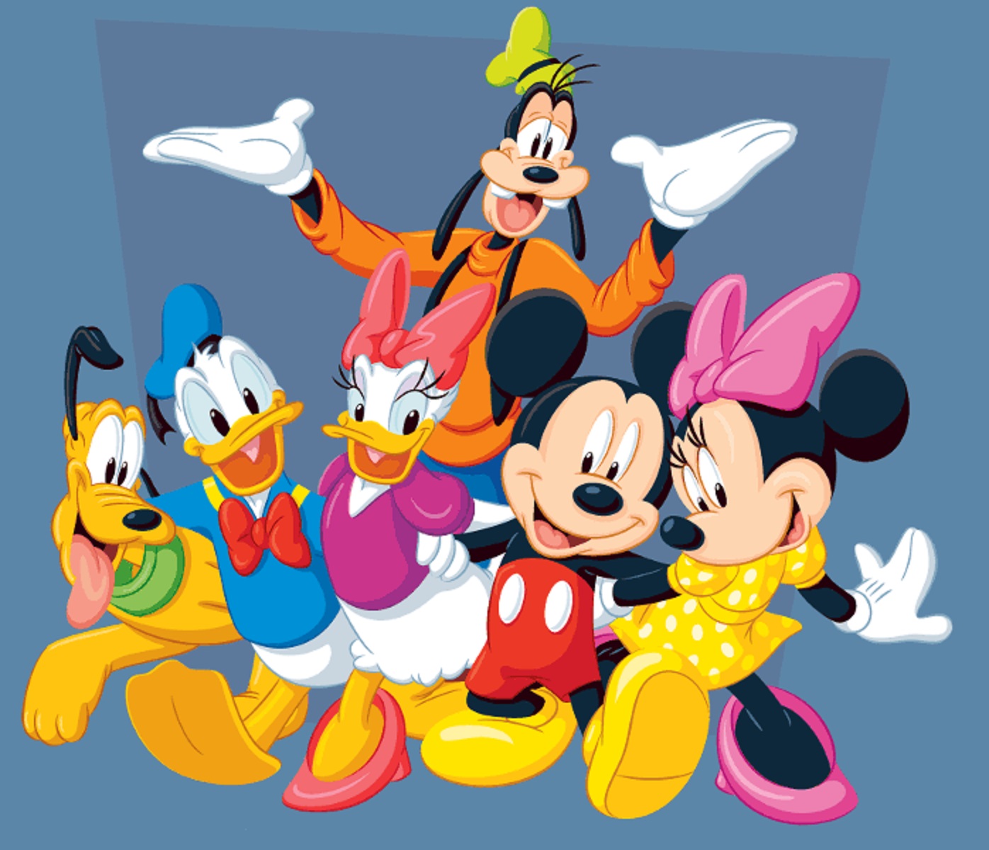 Walt Disney Cartoon Hd Wallpapers - Walt Disney Cartoon Donald Duck Daisy  Duck Mickey Mouse - 1396x1200 Wallpaper 
